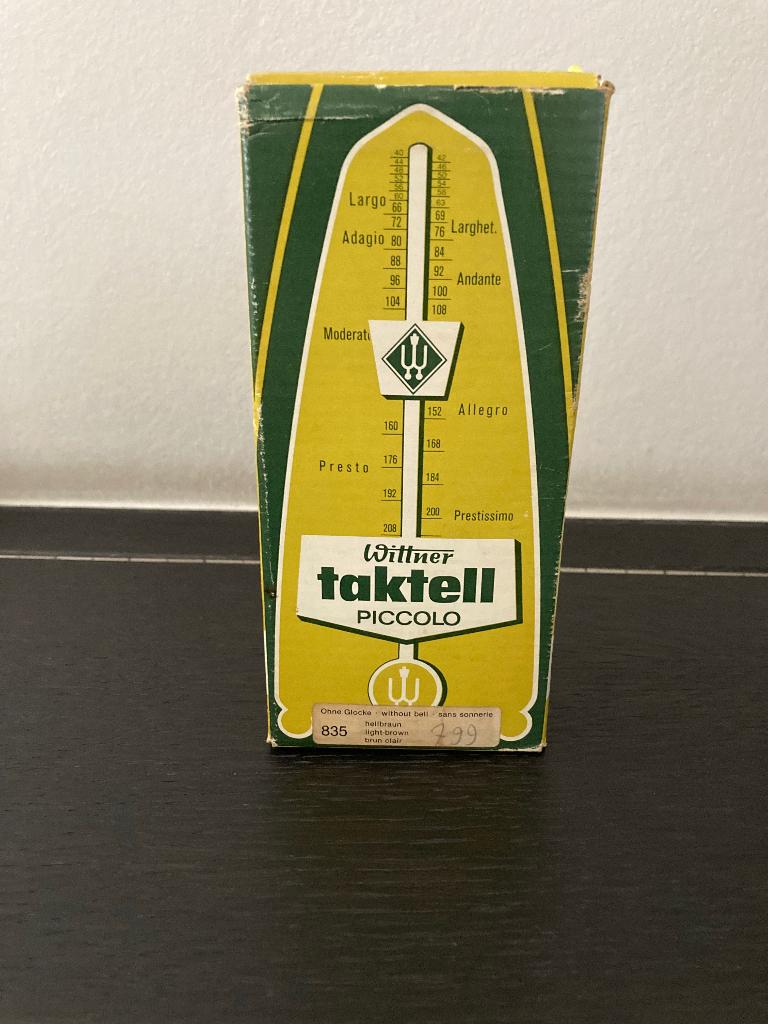 Wittner Taktell Piccolo Serie Metronoom, Ophalen, Gebruikt, Piano