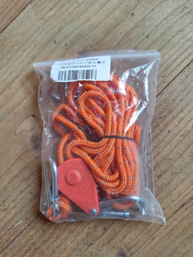 camping touw 4mm, Caravanes & Camping, Accessoires de camping, Neuf, Enlèvement ou Envoi