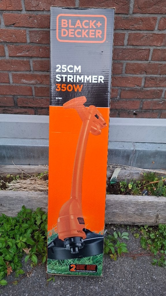 Strimmer grastrimmer NIEUW, ONGEBRUIKT, Tuin en Terras, Nieuw, Ophalen of Verzenden, Black&Decker, 10 tot 30 cm