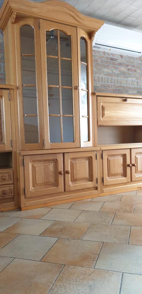 Complete eetkamer in eik, Huis en Inrichting, Ophalen