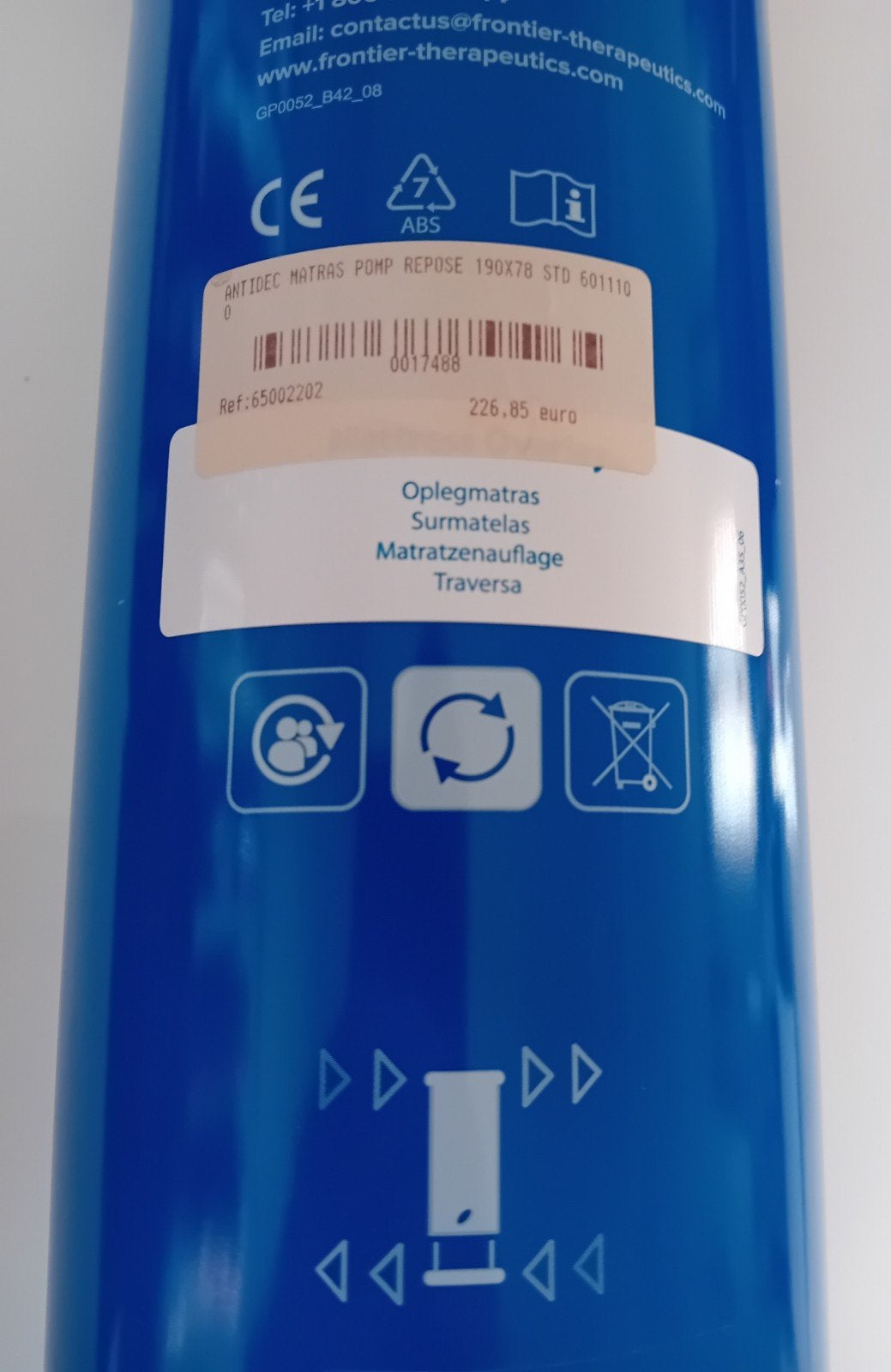 Frontier Medical Repose oplegmatras (inclusief pomp) nieuw, Diversen, Ophalen of Verzenden