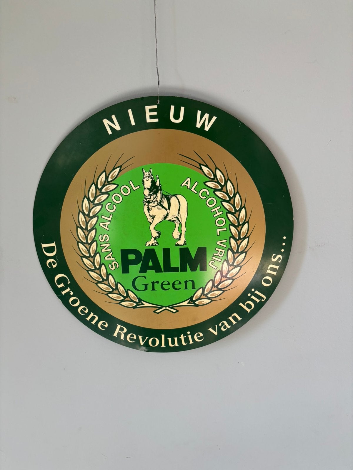Palm geplastificeerd bord, Verzamelen, Ophalen of Verzenden, Zo goed als nieuw, Palm