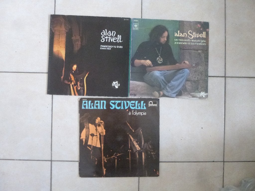 Alan Stivell lot de 3 lps, Enlèvement