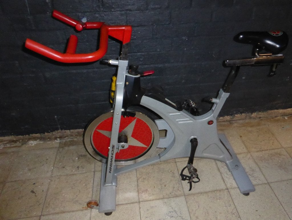 Spinning fiets SCHWINN, Sport en Fitness, Fitnessapparatuur, Ophalen, Gebruikt, Metaal, Spinningfiets