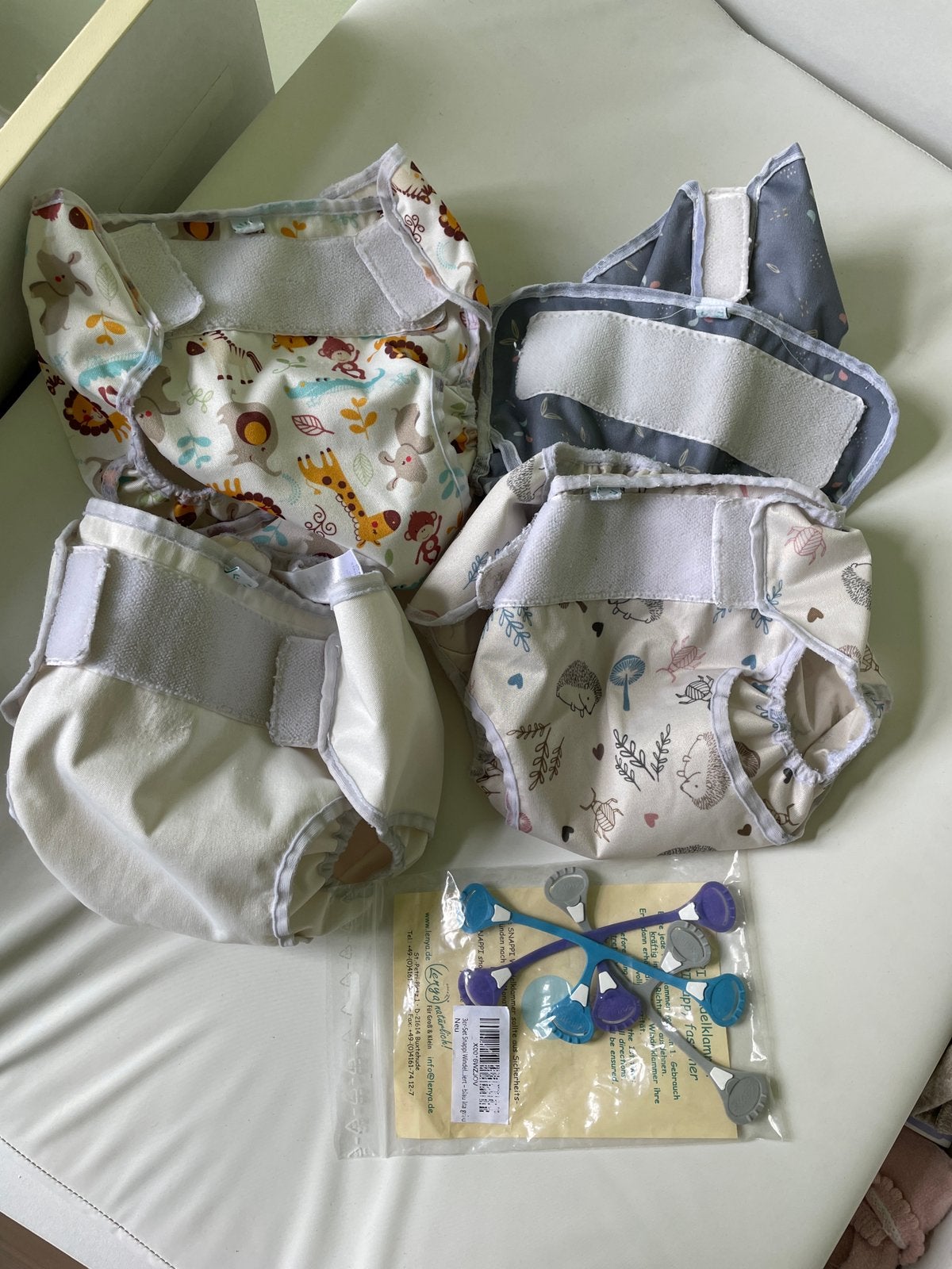 4 Culottes étanches Popolini taille S (3-6kg), Kinderen en Baby's, Ophalen of Verzenden, Zo goed als nieuw