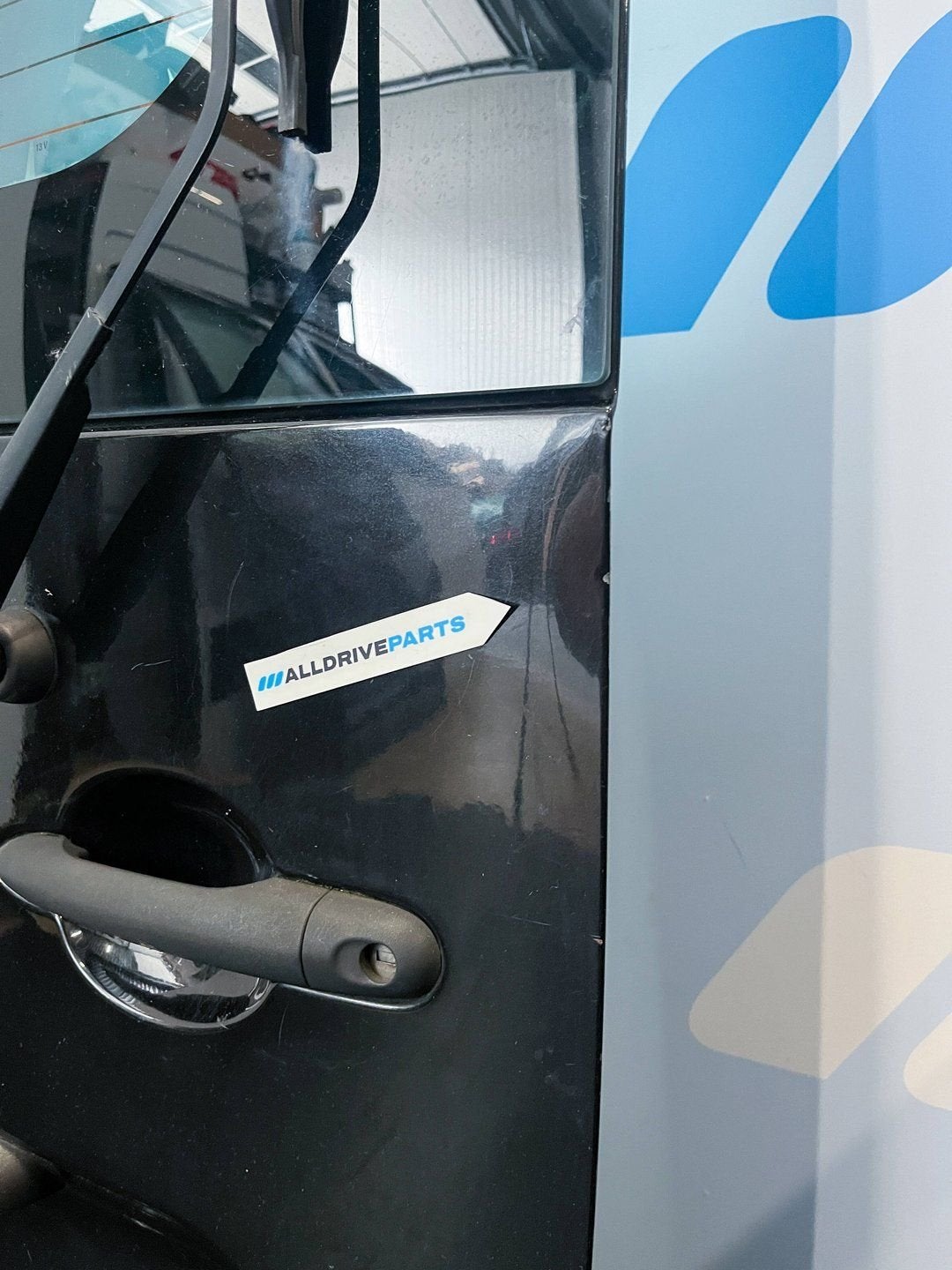Achterdeur links achter Renault Kangoo zwart 751478138, Auto-onderdelen, Gebruikt, -, Deur, -