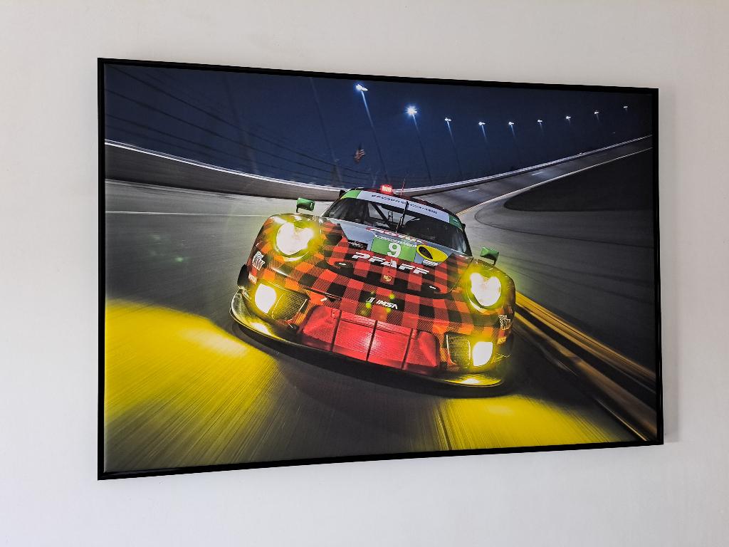 Grote canvas Porsche Motorsport Daytona Imsa, Verzamelen, Ophalen of Verzenden, Nieuw, Auto's