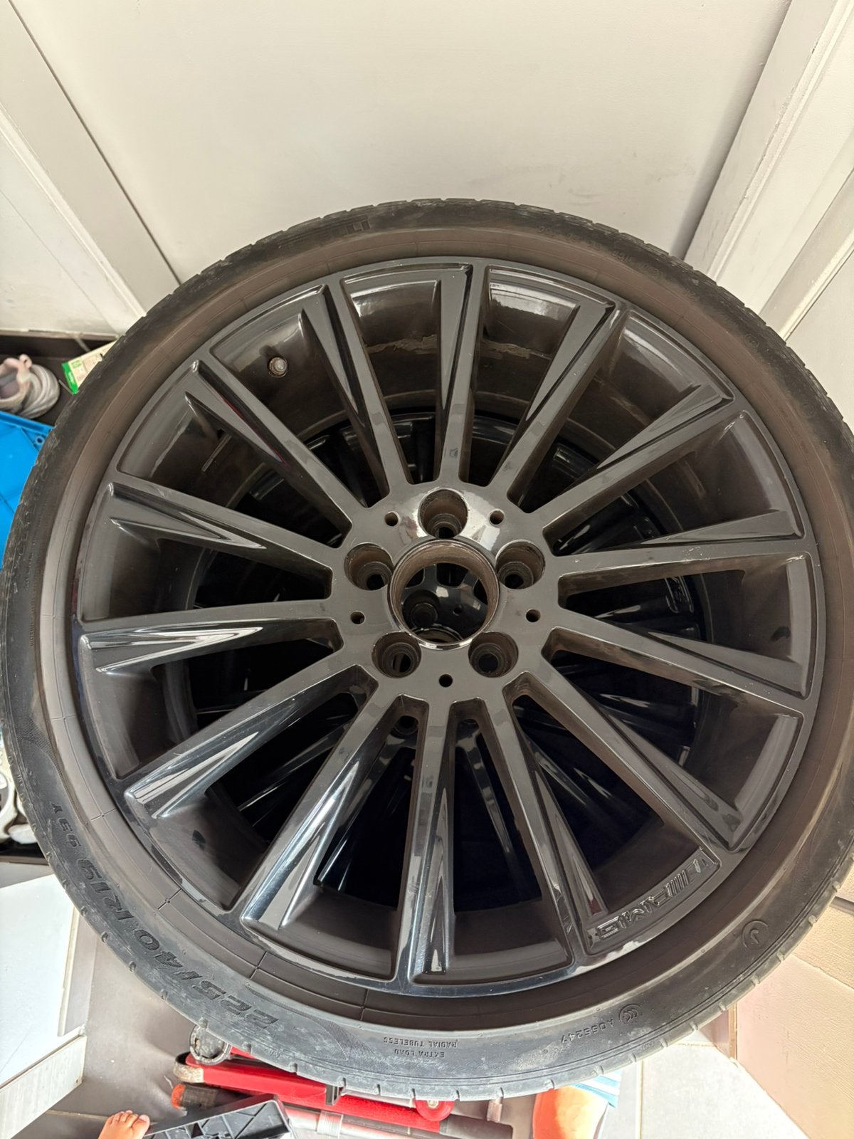 Jantes Mercedes 19 pouces AMG w205 TPMS 5x112 66,6, Autos : Pièces & Accessoires, Pneus & Jantes, Enlèvement, 19 pouces, Jante(s)