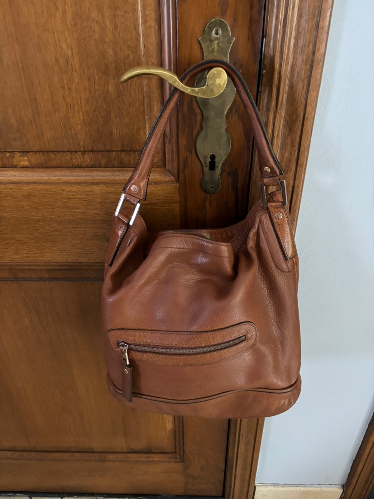 Vintage bucket  handtas Longchamp, Ophalen of Verzenden, Gebruikt, Handtas