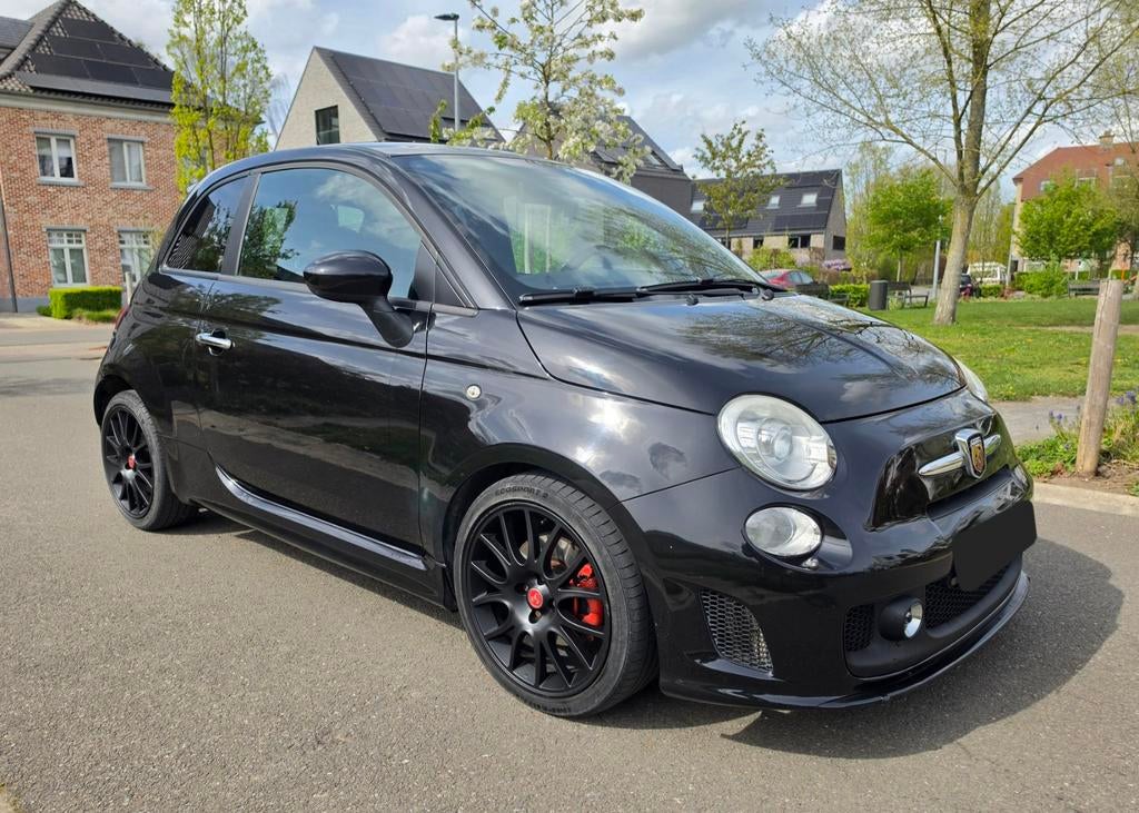 Fiat 500 Abarth Sport 1.4i Proper Gekeurd Carpass, USB, Zwart, Bruin, Handgeschakeld
