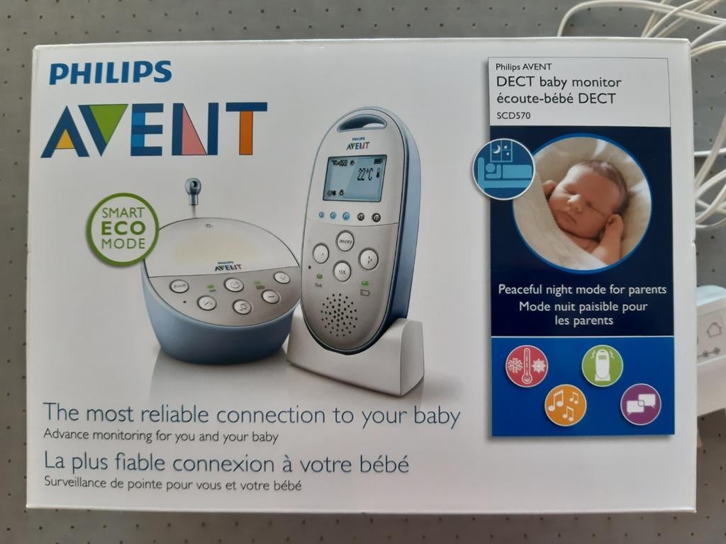 Babyfoon Philips Avent, Kinderen en Baby's, Babyfoons, Ophalen, Gebruikt, Terugspreekfunctie