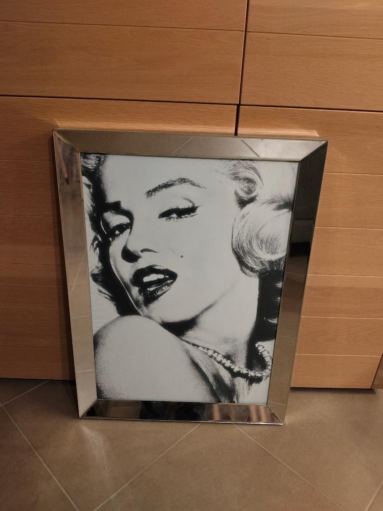 Spiegellijst Marilyn Monroe 60 x 80cm, Antiek en Kunst, Kunst | Schilderijen | Modern, Ophalen