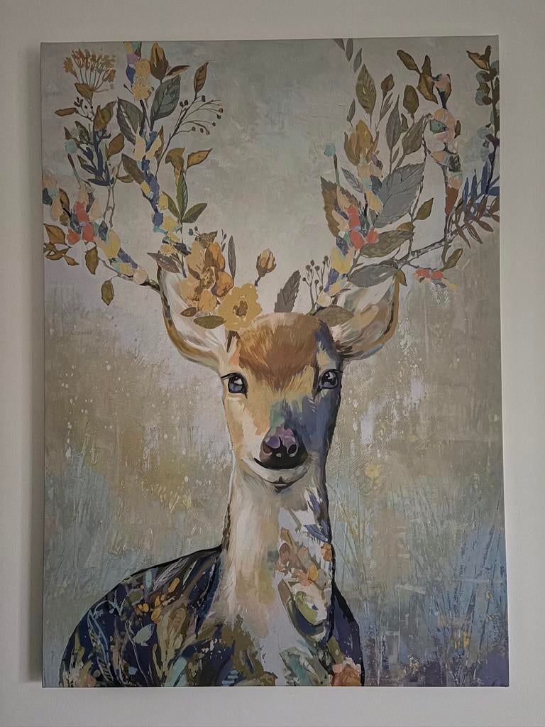 Ikea hert schilderij, Ophalen