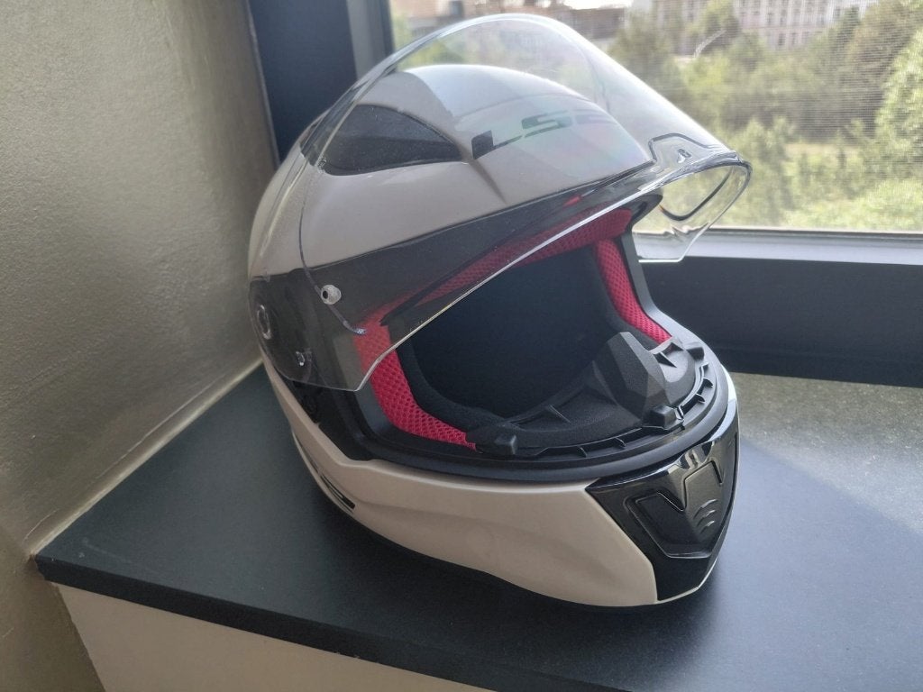 Bijna nieuw Kinder motorhelm, Fietsen en Brommers, Ophalen, Zo goed als nieuw, Medium, Ls2