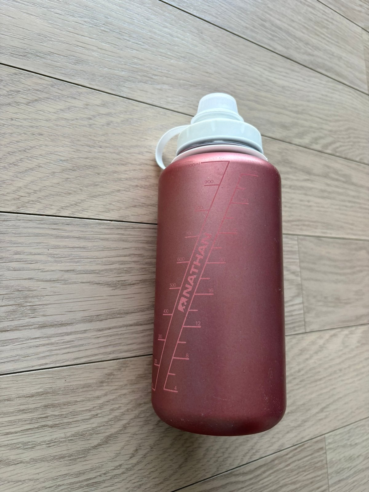 NATHAN drinkfles 1L, Ophalen of Verzenden, Gebruikt