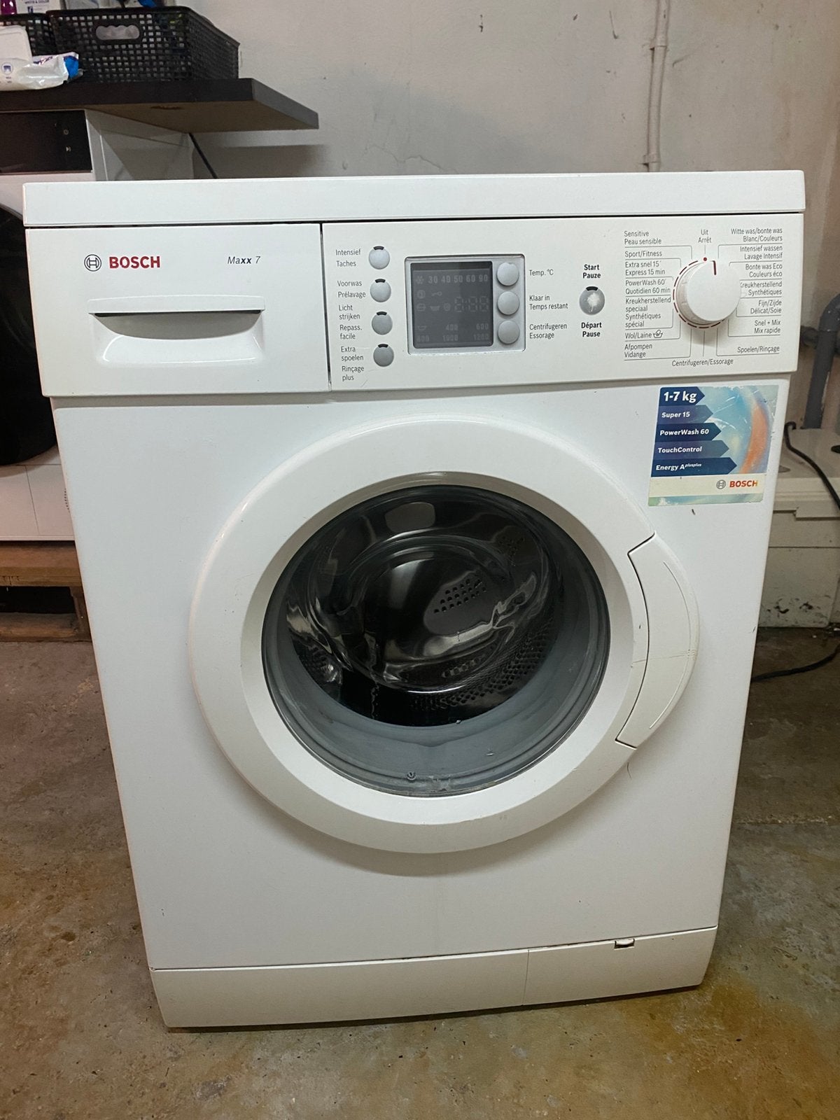 Lave-linge Bosch Maxx 7 (7kg - 1200 t/m) - Très bon état, Electroménager, Lave-linge, Enlèvement, Comme neuf