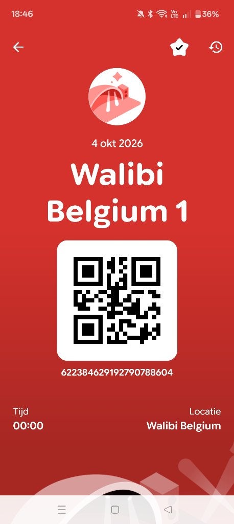 4tickets walibi, Tickets & Billets, Trois personnes ou plus, Ticket ou Carte d'accès