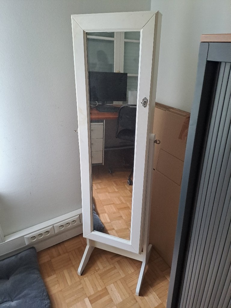 Sierraden spiegelkast, Huis en Inrichting, Ophalen, Gebruikt, 100 tot 150 cm, Rechthoekig