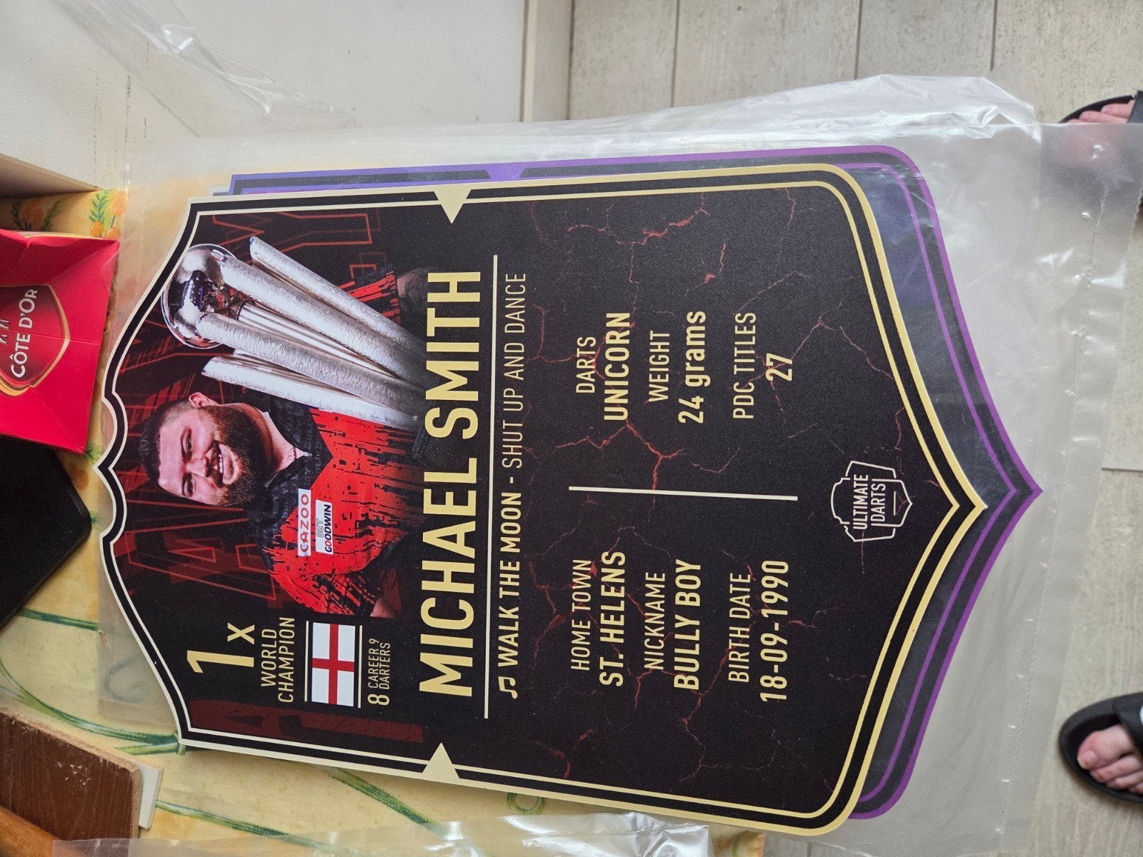 TE KOOP ULTIMATE CARD MICHAEL SMITH, Sport en Fitness, Ophalen of Verzenden