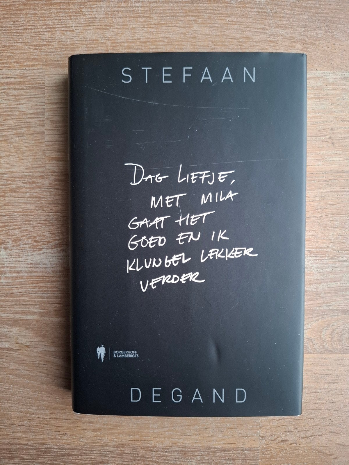 Boek Dag liefje, met MIla gaat het goed - Stefaan Degand, Boeken, Ophalen of Verzenden, Gelezen, Stefaan Degand