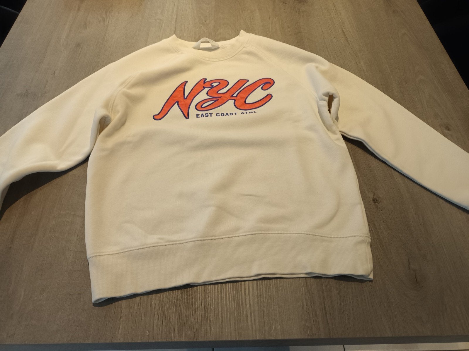 beige trui met opschrift mt 146-152, zo goed als nieuw, Kinderen en Baby's, Ophalen, Trui of Vest, H&M, Zo goed als nieuw