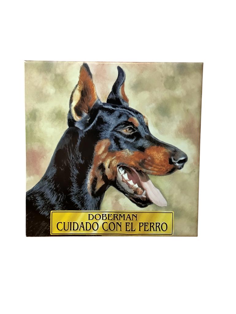 Dobermann Cuidado con el perro hangplaat, Ophalen, Nieuw