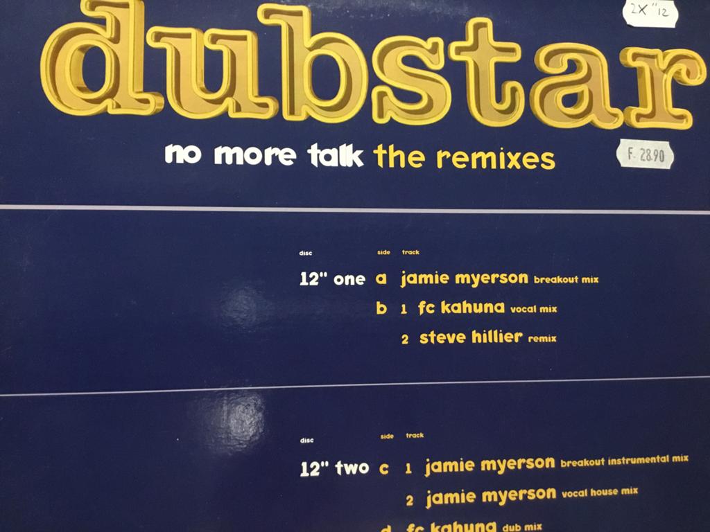 Dubstar. No More Talk - The Remixes., Cd's en Dvd's, Vinyl | Dance en House, Ophalen of Verzenden, Zo goed als nieuw