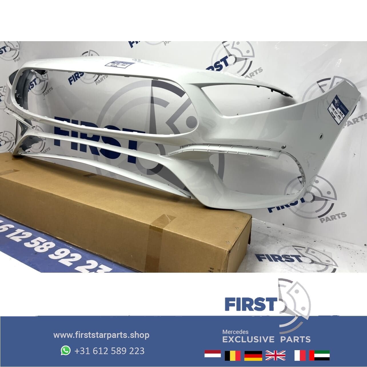 W177 V177 A45 AMG VOORBUMPER WIT A45S A KLASSE 2023 AERO Ori, Utilisé, -, Avant, -