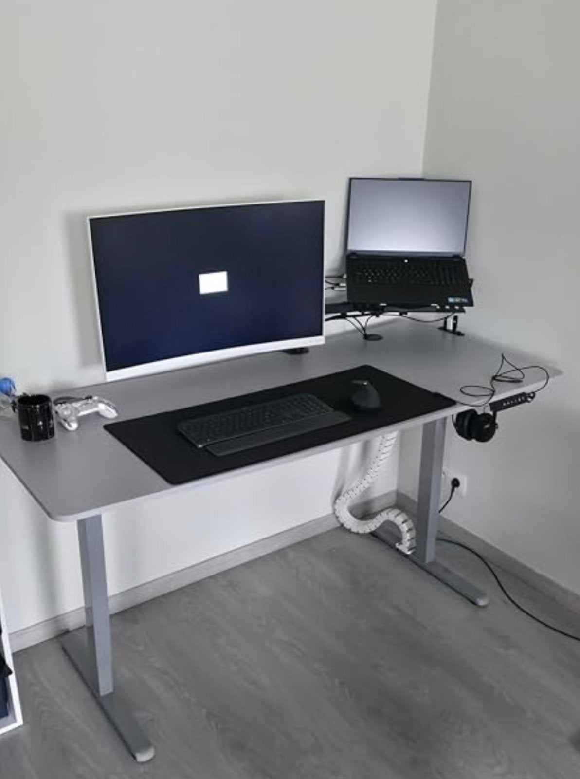 Bureau electrique reglable en hauteur, Maison & Meubles, Enlèvement, Comme neuf