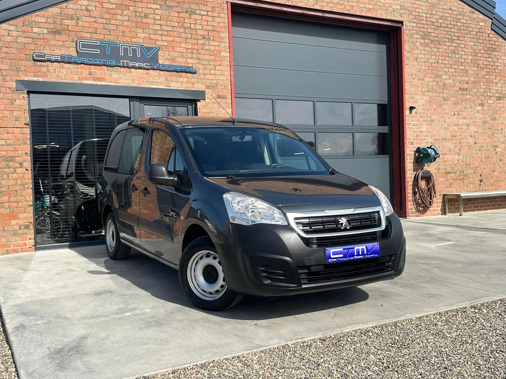 Peugeot Partner 1.6HDi 100 pk Lichte Vracht met Airco! 1e Ei, Stof, Gebruikt, 4 cilinders, 110 g/km