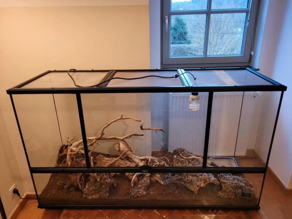 Aquaterrarium/Terrarium TERRATLANTIS & accessoires, Dieren en Toebehoren, Reptielen en Amfibieën | Toebehoren, Zo goed als nieuw