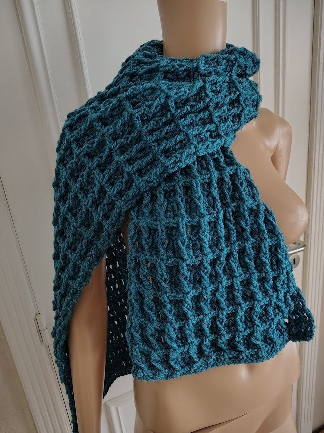 Handgemaakte sjaal scarf, Handgemaakt, Verzenden, Nieuw, Sjaal