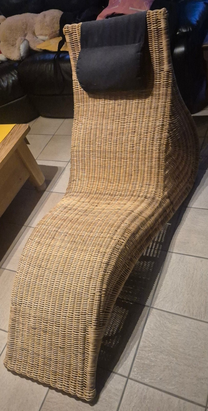 Relax rotan zetel, Tuin en Terras, Ophalen, Gebruikt, Rotan