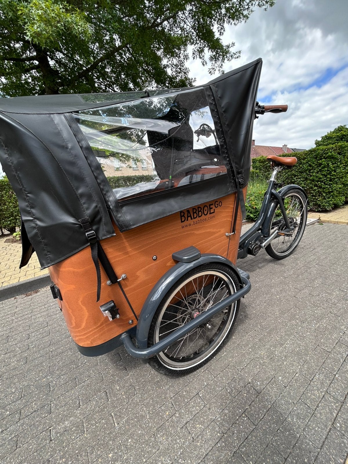 Babboe Bakfiets Mountain Go met deurtje, Fietsen en Brommers, Fietsen | Bakfietsen, Ophalen, Zo goed als nieuw