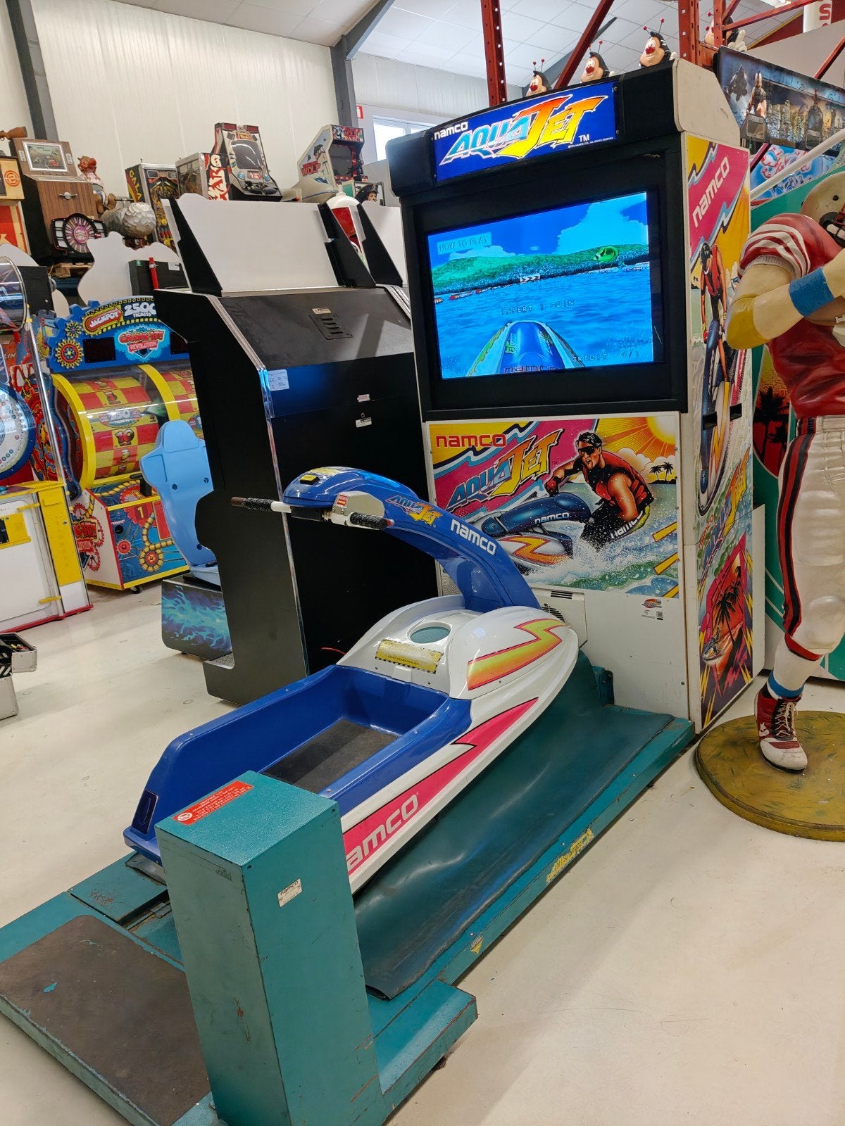 Namco Aqua Jet arcade simulator, Collections, Enlèvement