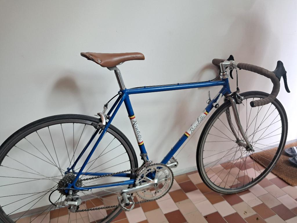 Retro koersfiets, Fietsen en Brommers, Ophalen, Gebruikt, 26 inch, Velgrem