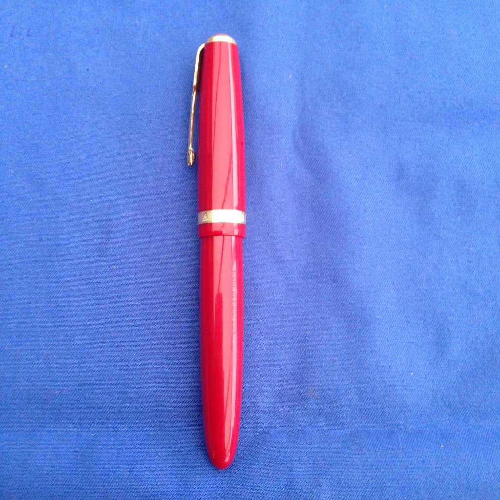 Parker met 14k gouden punt Vintage Vulpen, Verzamelen, Pennenverzamelingen, Ophalen, Zo goed als nieuw, Vulpen, Parker