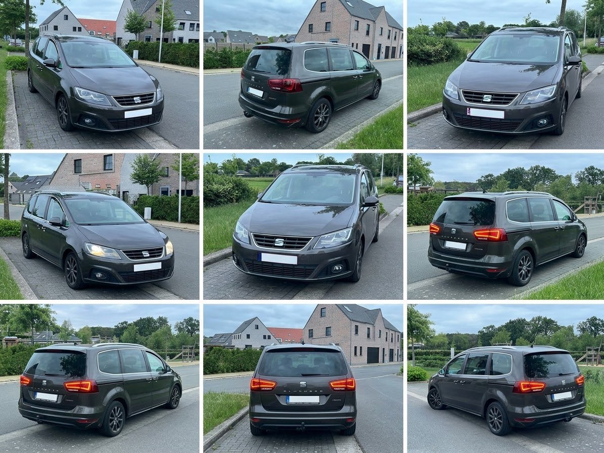 SEAT Alhambra,Eind 2015,Full Option,4Drive,Automaat,Trekhaak, Autos, Ordinateur de bord, Achat, Euro 6, 7 places