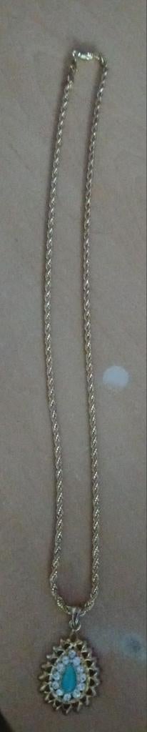 ketting elegant dames, Bijoux, Sacs & Beauté, Colliers, Enlèvement ou Envoi, Comme neuf, Jaune