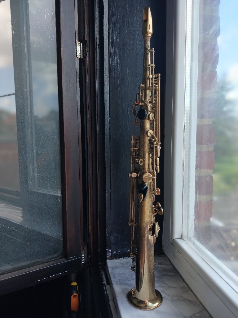 Saxophone soprano Selmer MVI, Enlèvement, Utilisé, Soprano, Avec valise