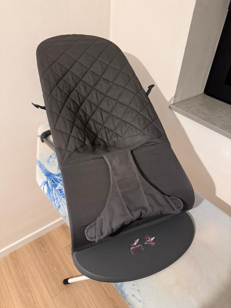 Relax “BabyBjörn” met hoes en speelboog, Kinderen en Baby's, Wipstoeltjes, Verstelbaar, Wipstoel, Zo goed als nieuw, Ophalen