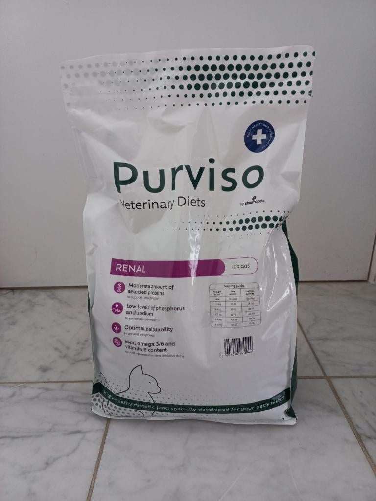 Purviso kattenvoer Renal dieet, Ophalen, Kat