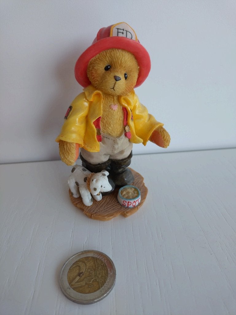 Cherished teddies - Kurtis, Collections, Ours & Peluches, Enlèvement ou Envoi, Comme neuf, Statue, Cherished Teddies
