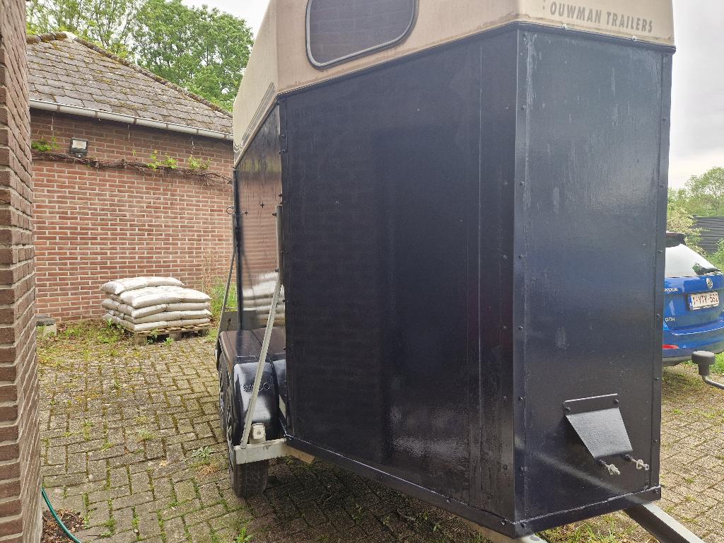 Waco 2-paardstrailer, Enlèvement, Utilisé, Bois, Remorque 2 chevaux