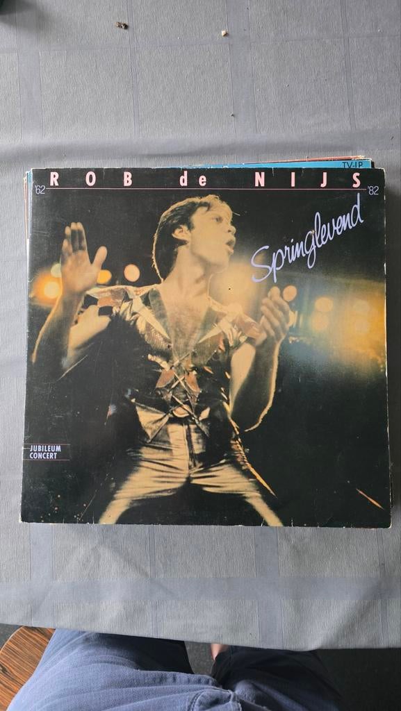 LP - vinyl Rob De Nijs – springlevend, Cd's en Dvd's, Vinyl | Nederlandstalig, Ophalen