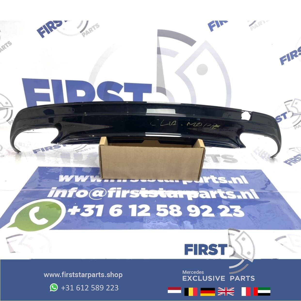 W117 X117 CLA Facelift AMG diffuser achterbumper origineel M, Utilisé, -, -, Enlèvement ou Envoi