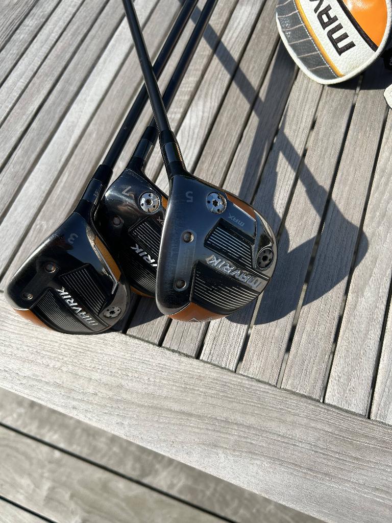 Callaway Mavrik wood 3 + 5 + 7 te koop, Sport en Fitness, Golf, Ophalen, Zo goed als nieuw, Set, Callaway