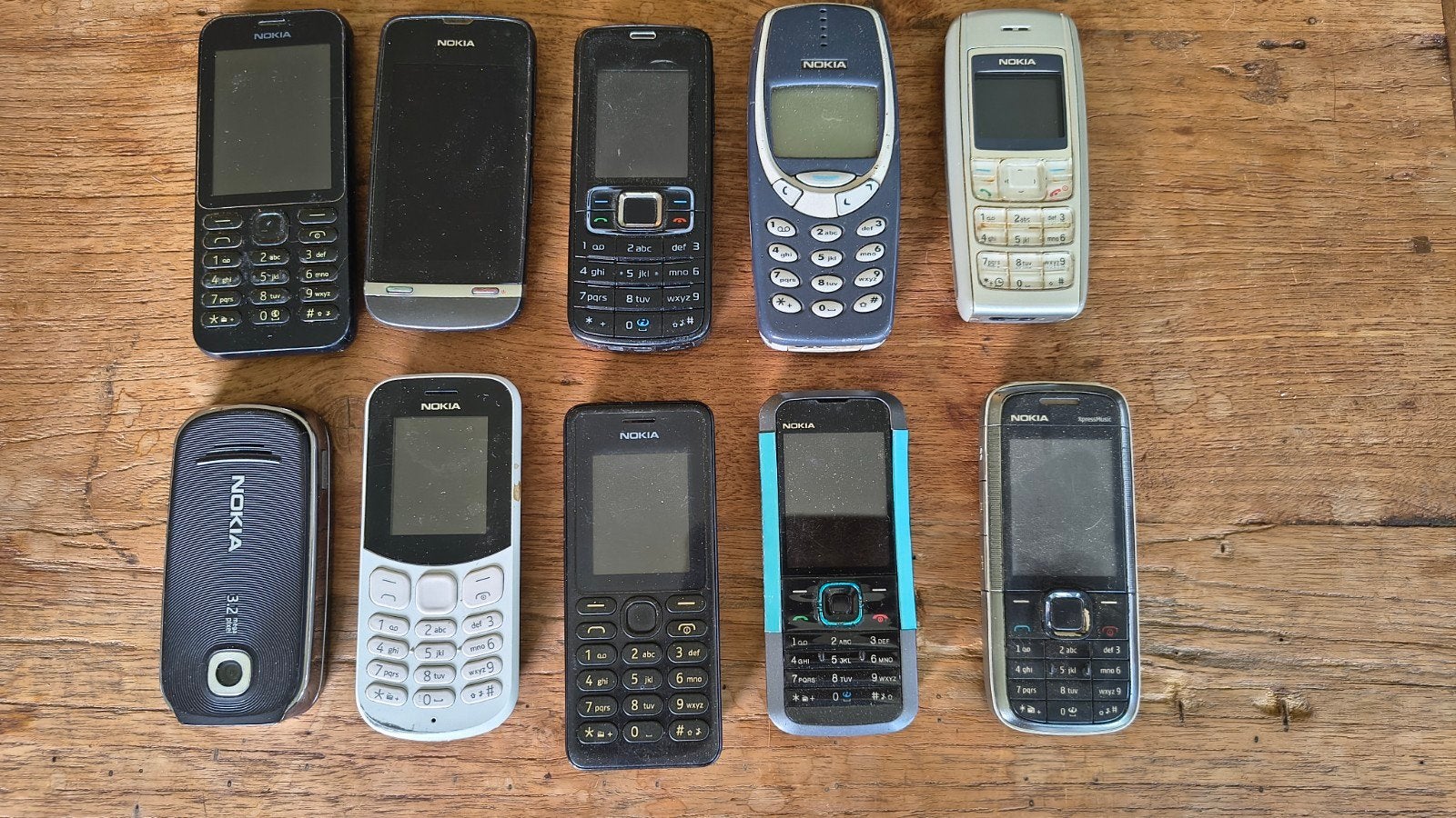Lot oude Nokia gsm's, Ophalen