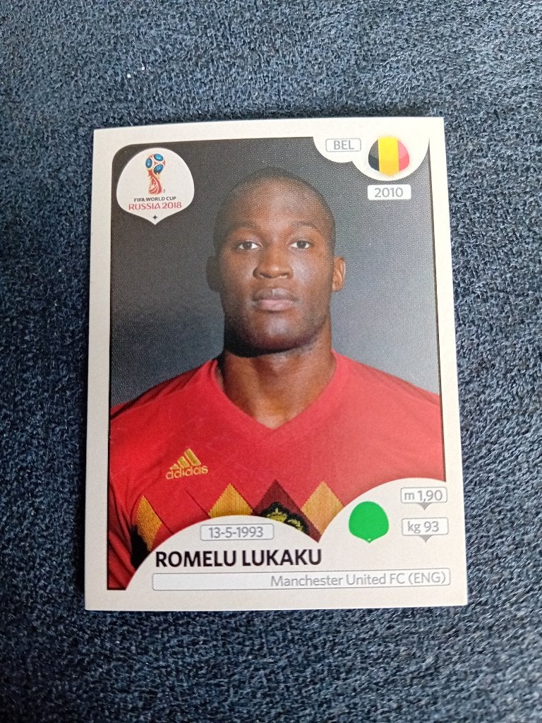 panini sticker WK Rusland 2018 Lukaku, Verzamelen, Ophalen of Verzenden, Nieuw, Sport