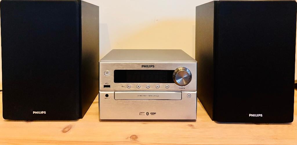 Chaîne hi-fi Philips BTM5120 – BT, CD, USB, radio + télécom., Connexion MP3, Philips, Enlèvement ou Envoi, Utilisé